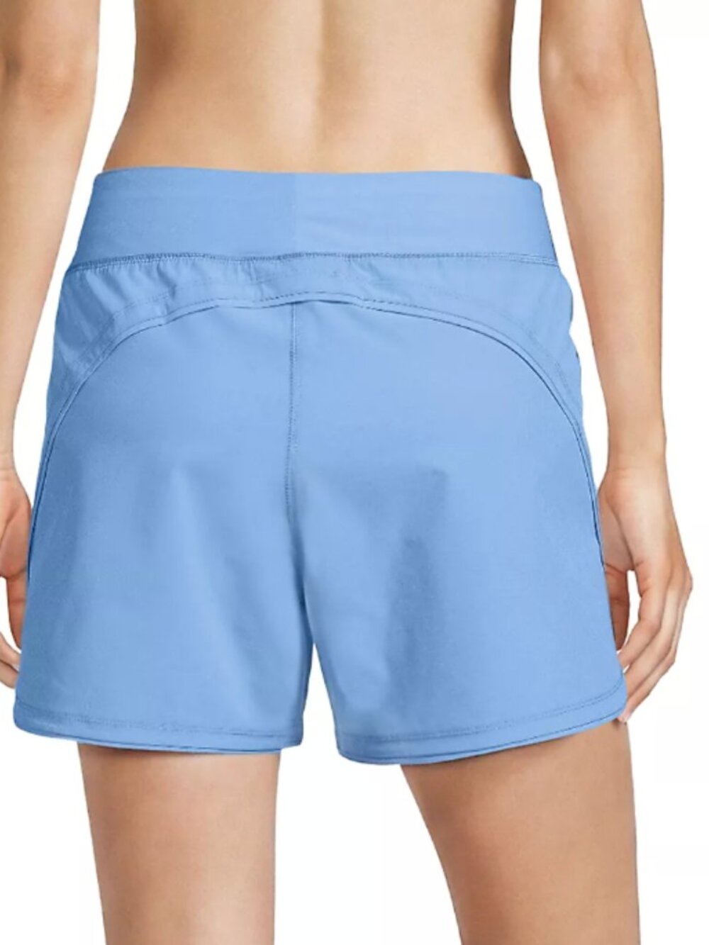 NWOT Land's End 5" Swim Shorts, UPF 50 Light Blue, Size 10P